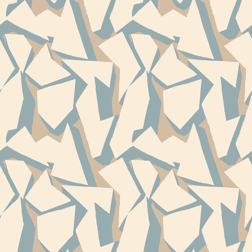 Shatter Wallpaper - Soft Petrol