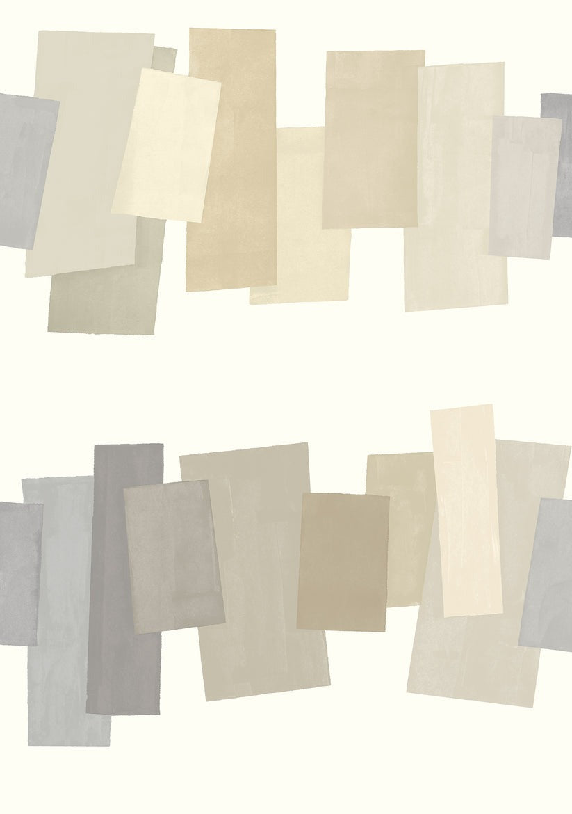Sample - Offset Blocks Wallpaper - Stone