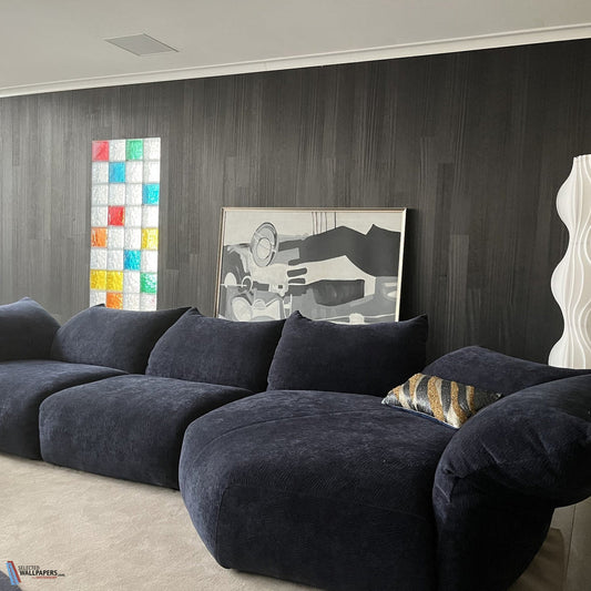 Paulownia - Wood Veneer Wallpaper - Grape Leaf