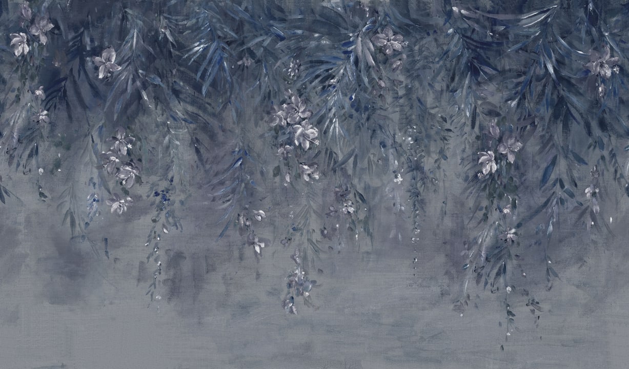 Sample - Honolulu - Cloud Blue - Custom Sized Wallpaper Mural (per m2)
