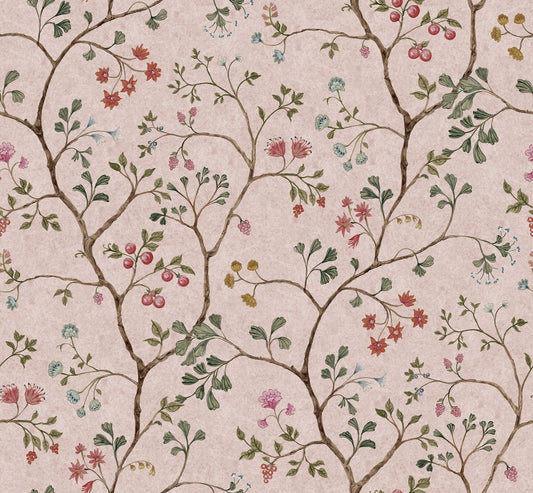 Song Tree - Cherry - Custom Sized Wallpaper Mural (per m2)