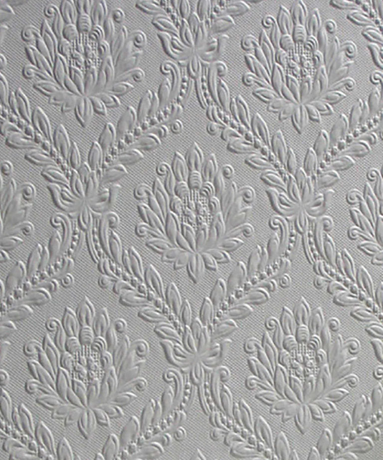 Sample - Dryden Wallpaper - Anaglypta - Paintable