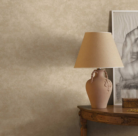 Kanso - Soft Plaster Wallpaper - Taupe