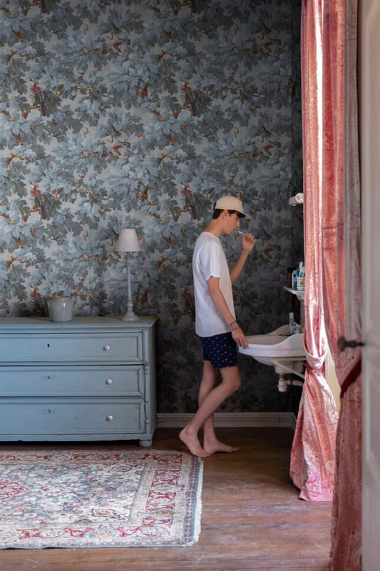 Benjamin - Sandberg - Custom Sized Wallpaper Mural (per m2) - Misty Blue