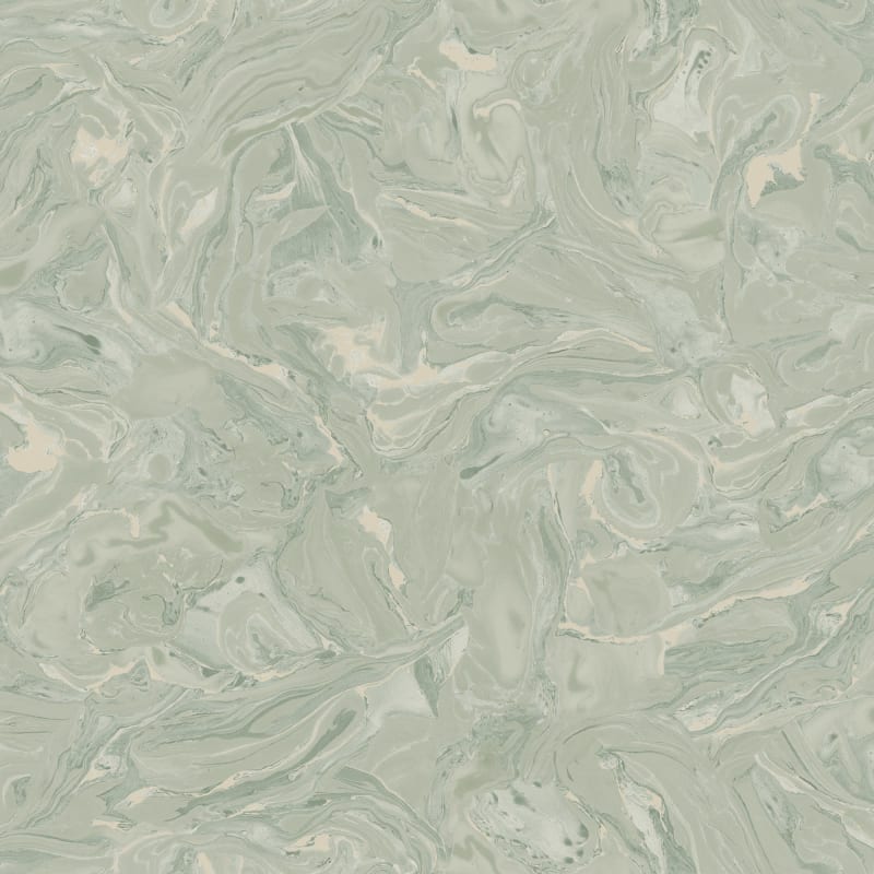 Marion Marble Wallpaper - Sage Green