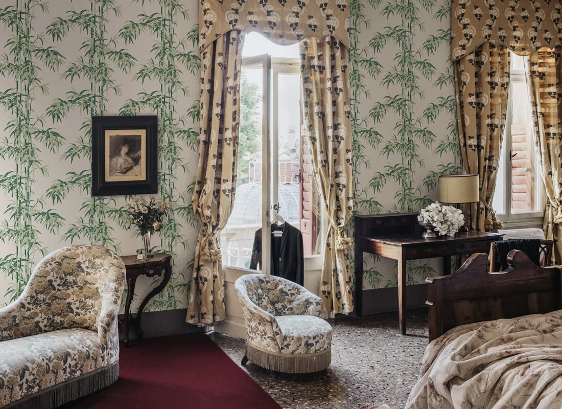 Leon Bamboo Wallpaper - Garden Green