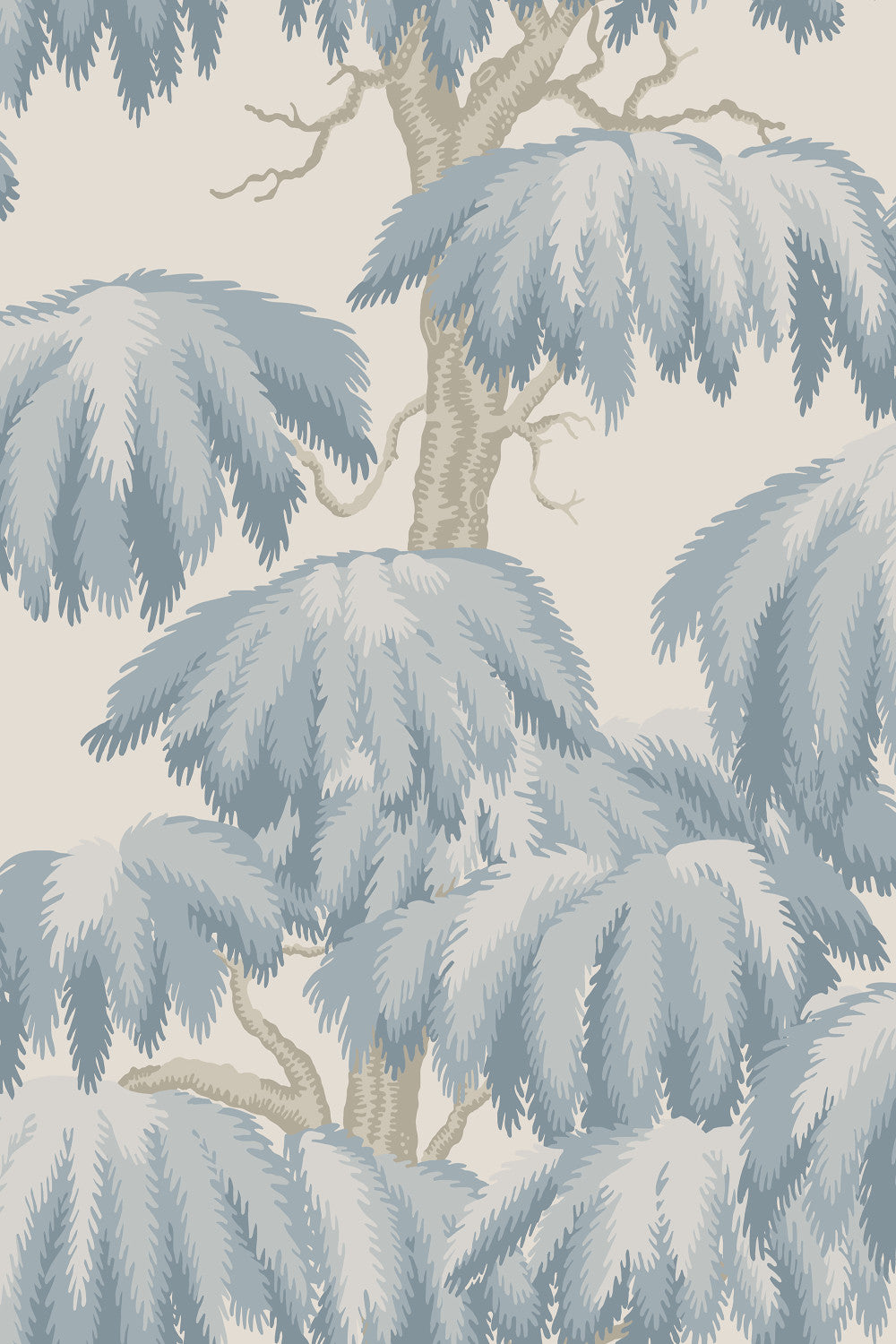 Alba in Light Blue, close-up pattern detail