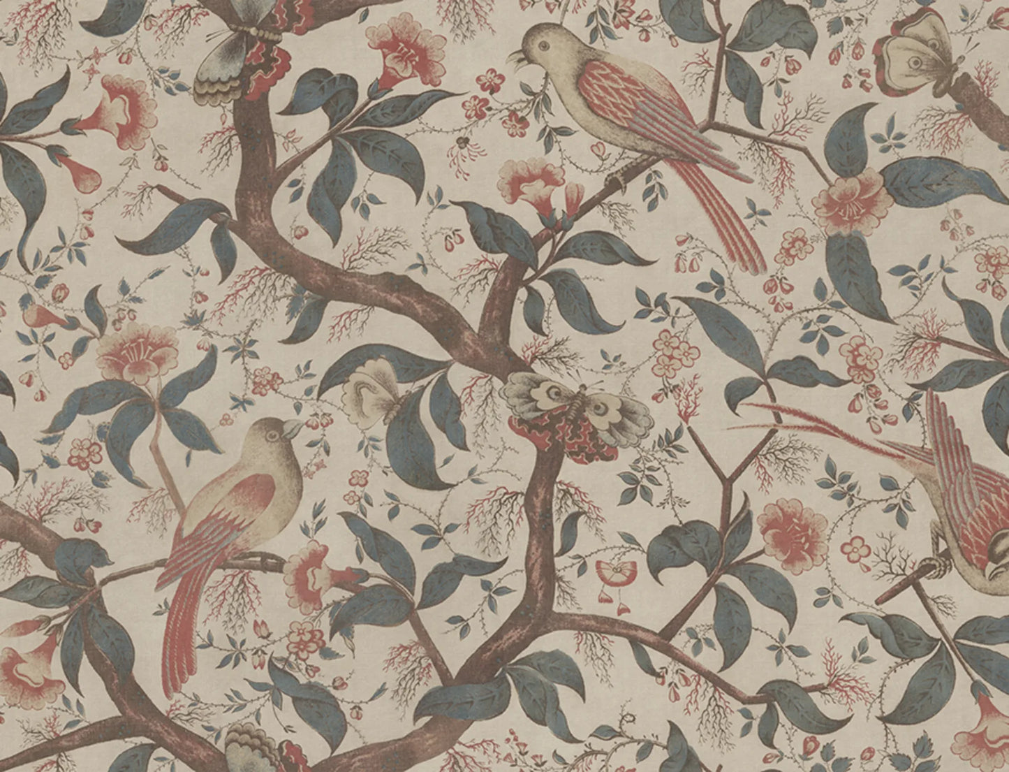 Sample – Alexa – Misty Blue – custom sized wallpaper mural (per m²)