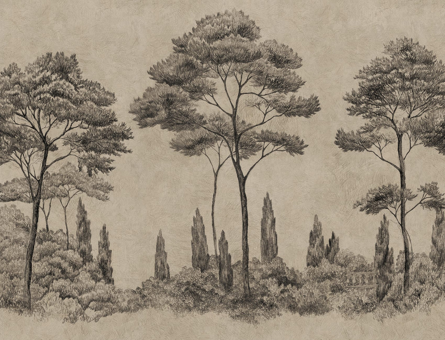 Andrea, Graphite mural pattern sample