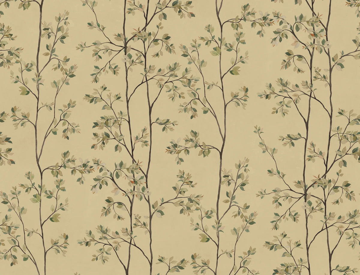 Laura – Honey – Custom sized wallpaper mural (per m²)