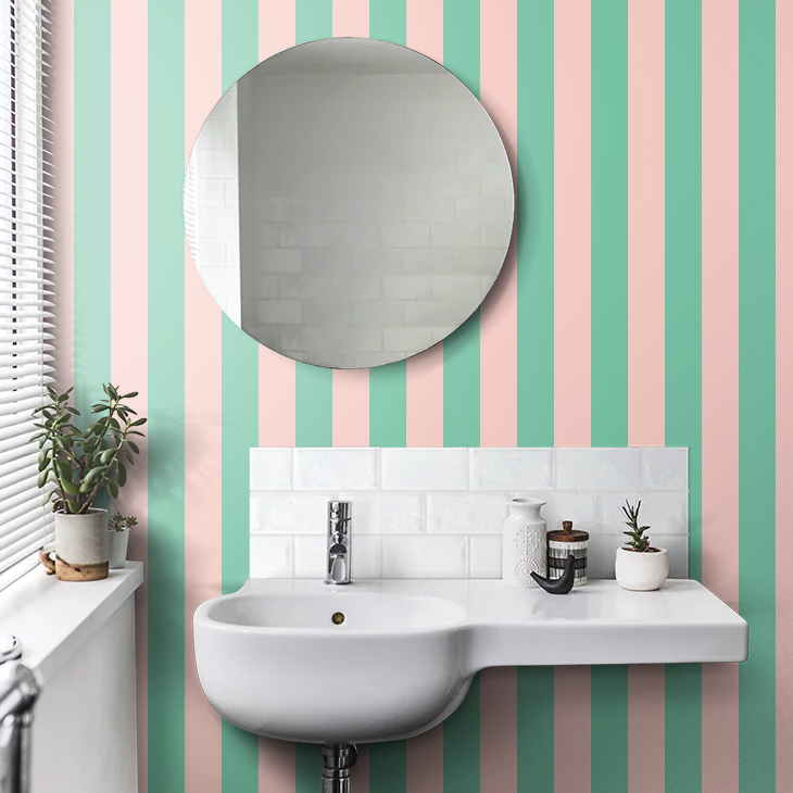 Bloc Stripe - Ohpopsi - Jade Blossom