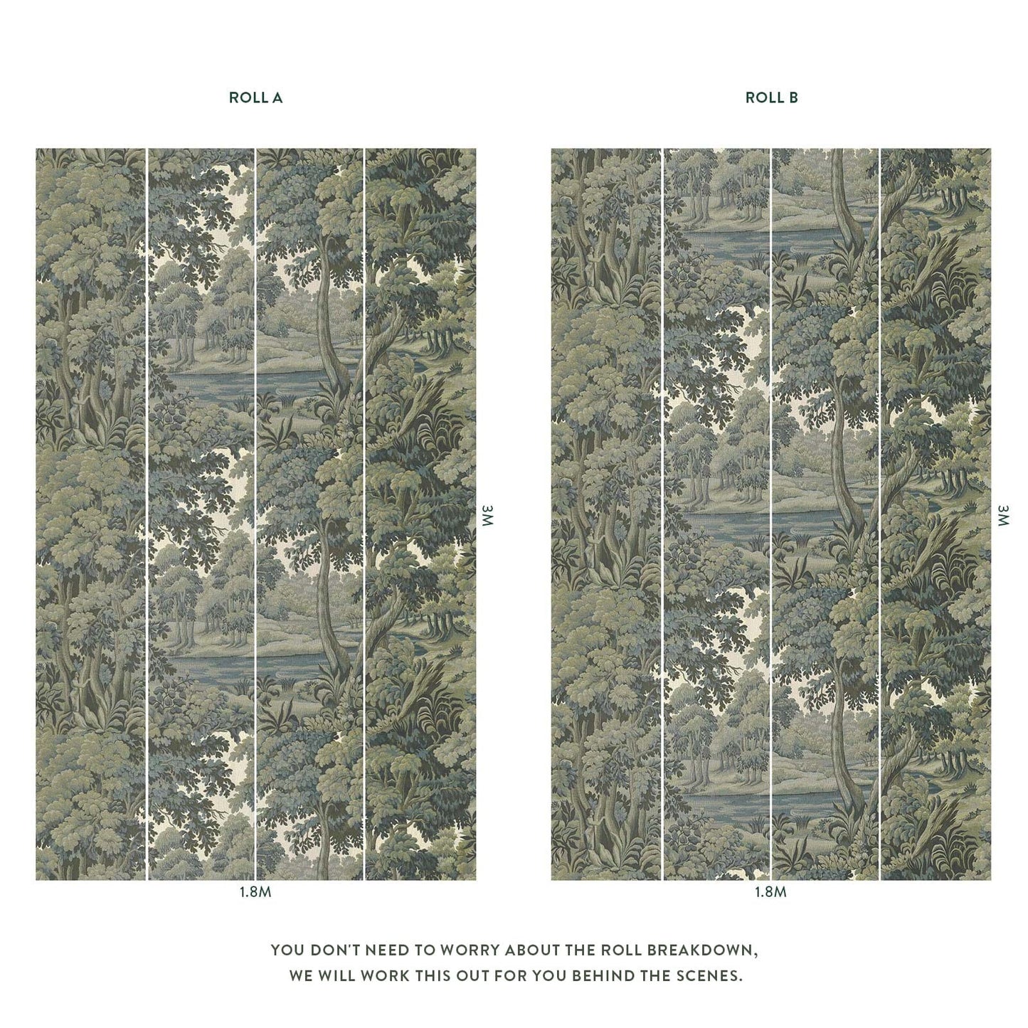 Plantasia Hybrid Mural Wallpaper - House of Hackney - Sage