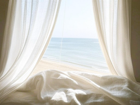 Lux Linen Sheer Curtain Fabric