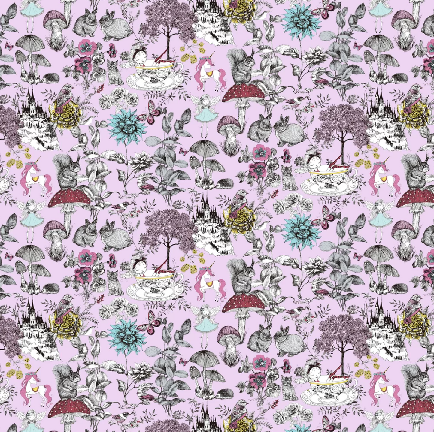 Sample - Little Love Wallpaper - Pink