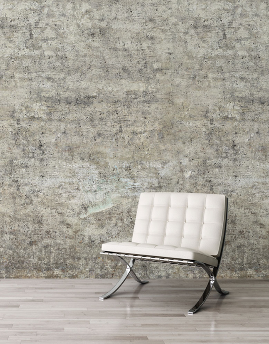 Industrial - Vintage Brick Wallpaper - White