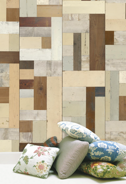 Piet Hein Eek 'Scrapwood Series' Wallpaper - Mosaic