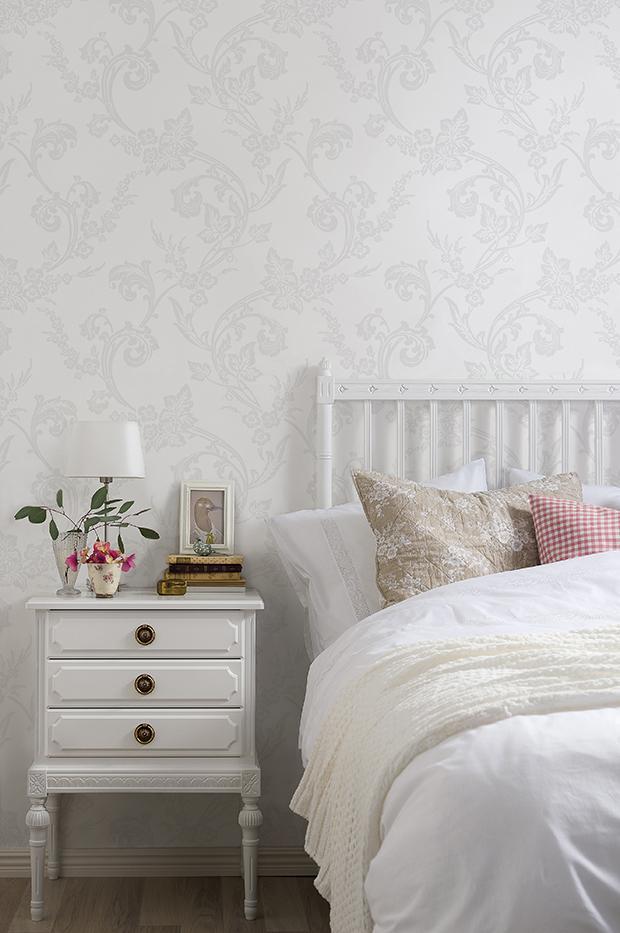 Johannelund Wallpaper - Silver