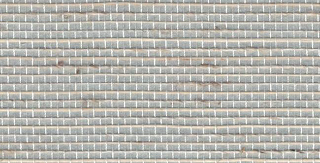 Sample - Shimmery Grasscloth Wallpaper - Silver Grey