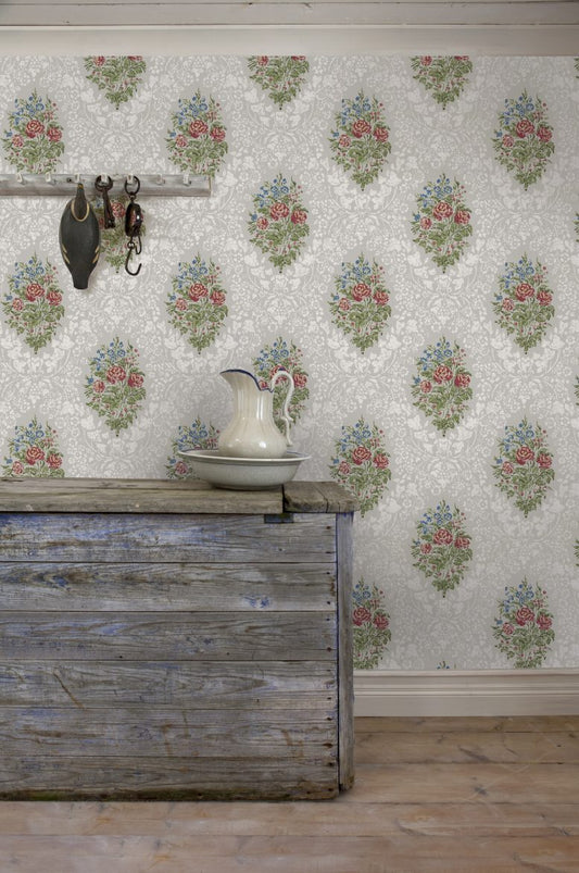 Victoria Historical Wallpaper - Grey