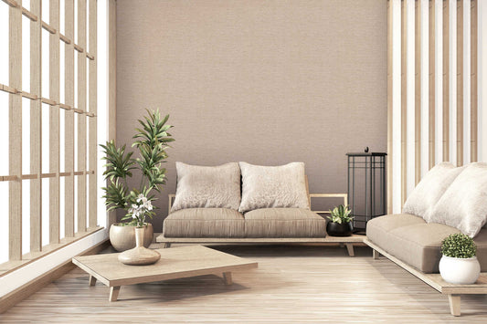 Tokyo Mio Coordinates Wallpaper - Beige/Metallic