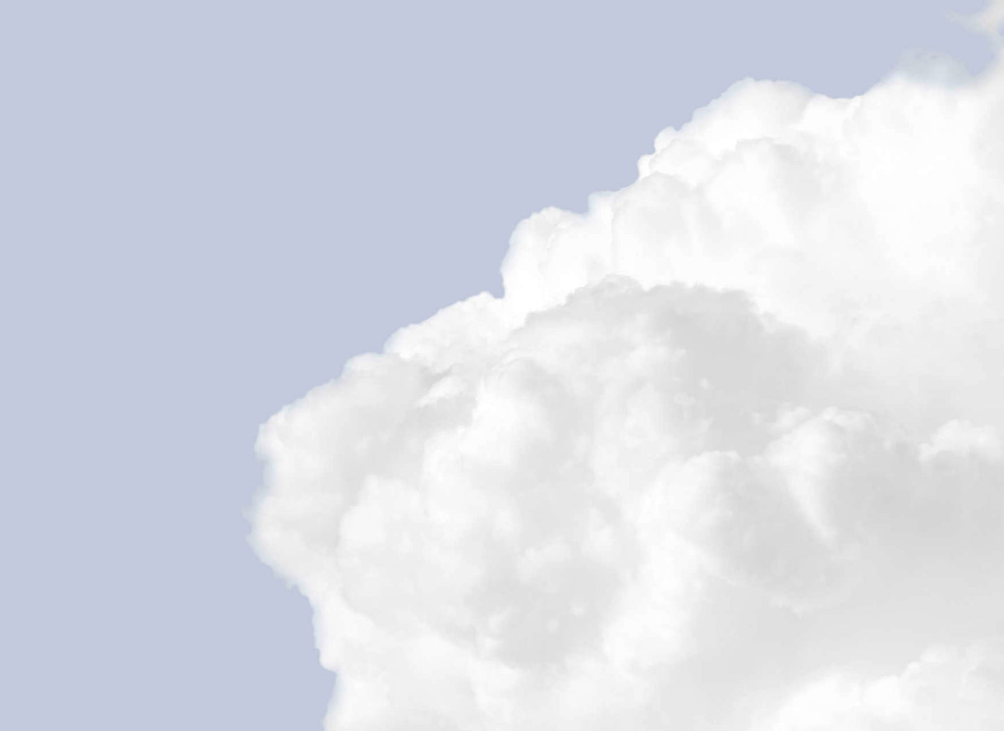 Cloud 9 - Blue - Custom Sized Wallpaper Mural (per m2)