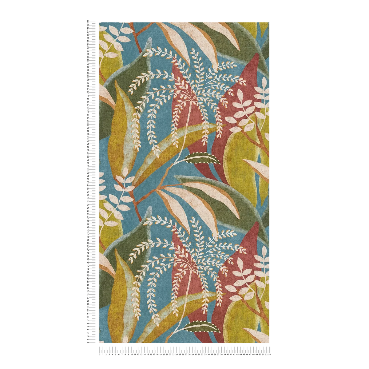 Fronda Tropical Leaf Vinyl Wallpaper – Multi