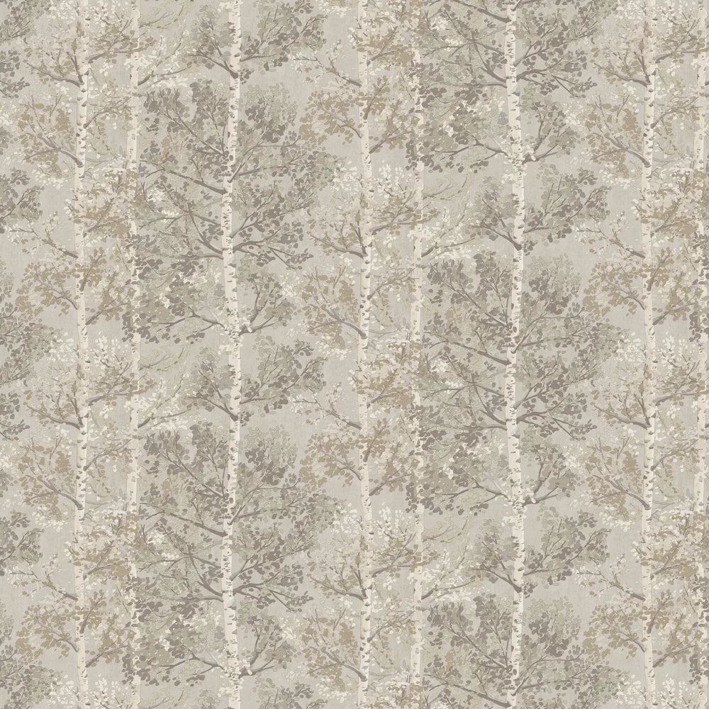 Sample - Silverwood Wallpaper by Rasch - Natural
