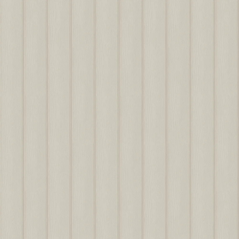 Tongue & Groove Wallpaper – Beige