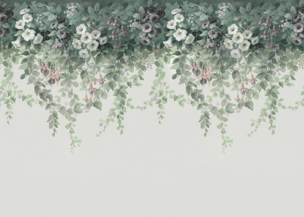 Sample – Guirlandes - Custom Sized Wallpaper Mural (per m2)