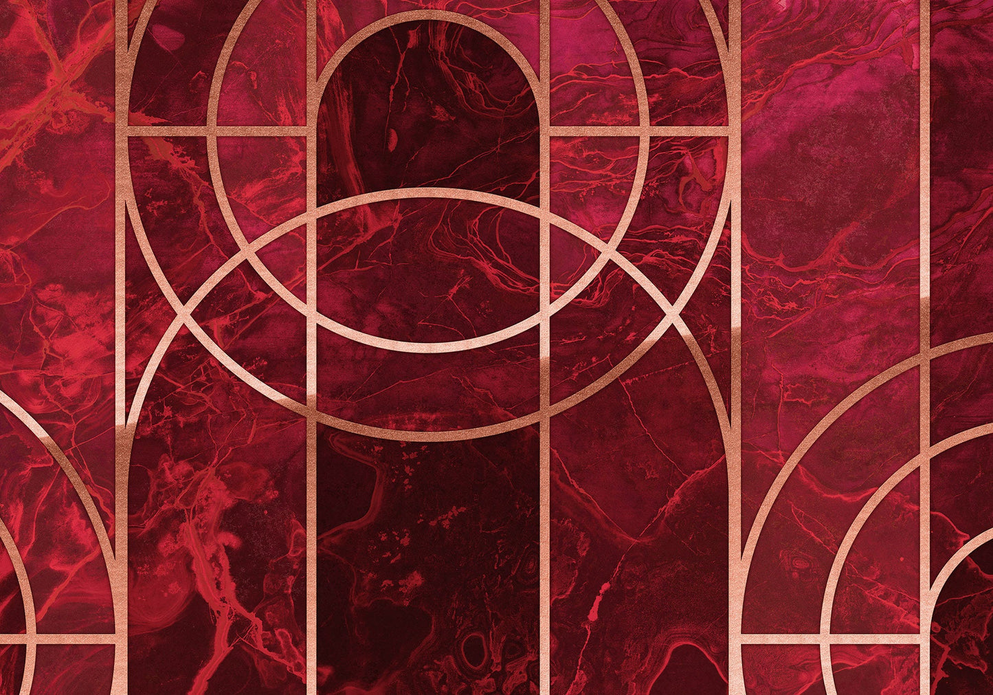 Sample – Pompeux - Custom Sized Mural Wallpaper (per m2)