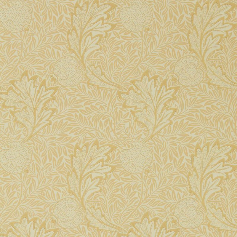 Apple Wallpaper - William Morris - Honey Gold