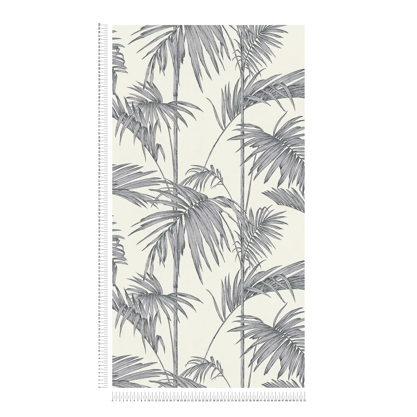 Lola Palm Wallpaper - Grey - Discontinuing