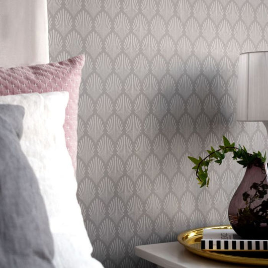 Elsa Historical Wallpaper - Grey - Discontinuing 43 Left