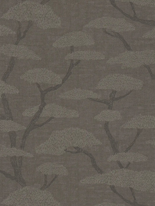 Nara Tree Wallpaper - Charcoal - Discontinuing