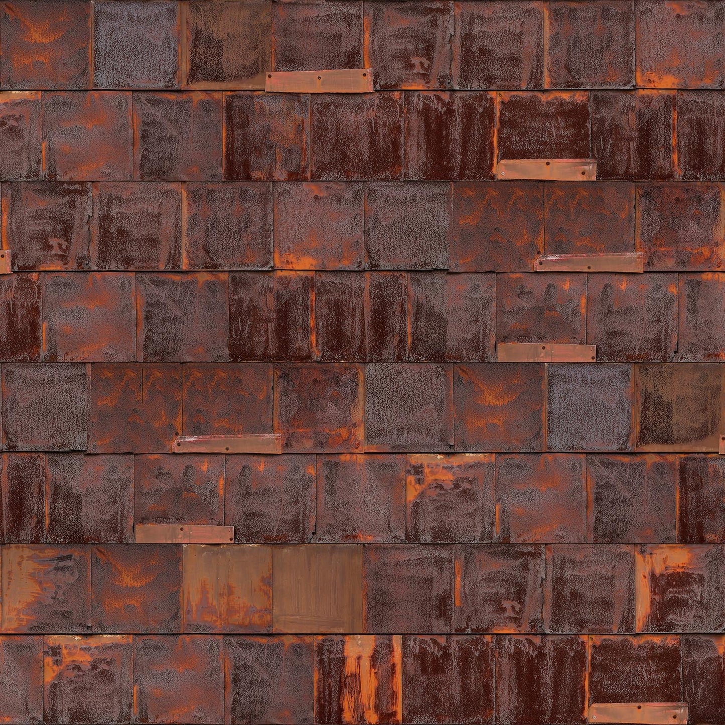 Piet Hein Eek 'Rusted Metal Series' Wallpaper - Brown Rusted Metal