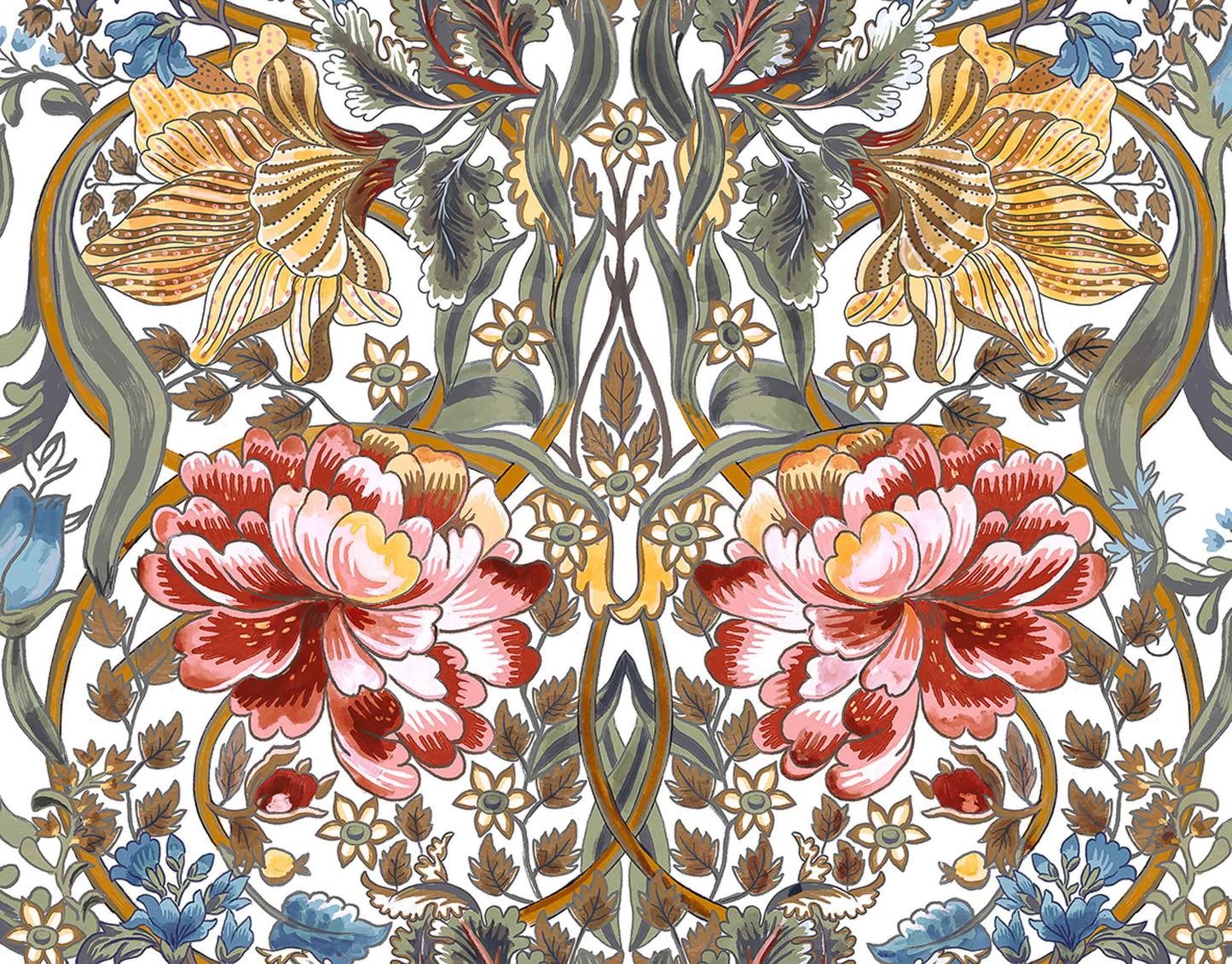 Sample - Belle-Epoque Wallpaper - White
