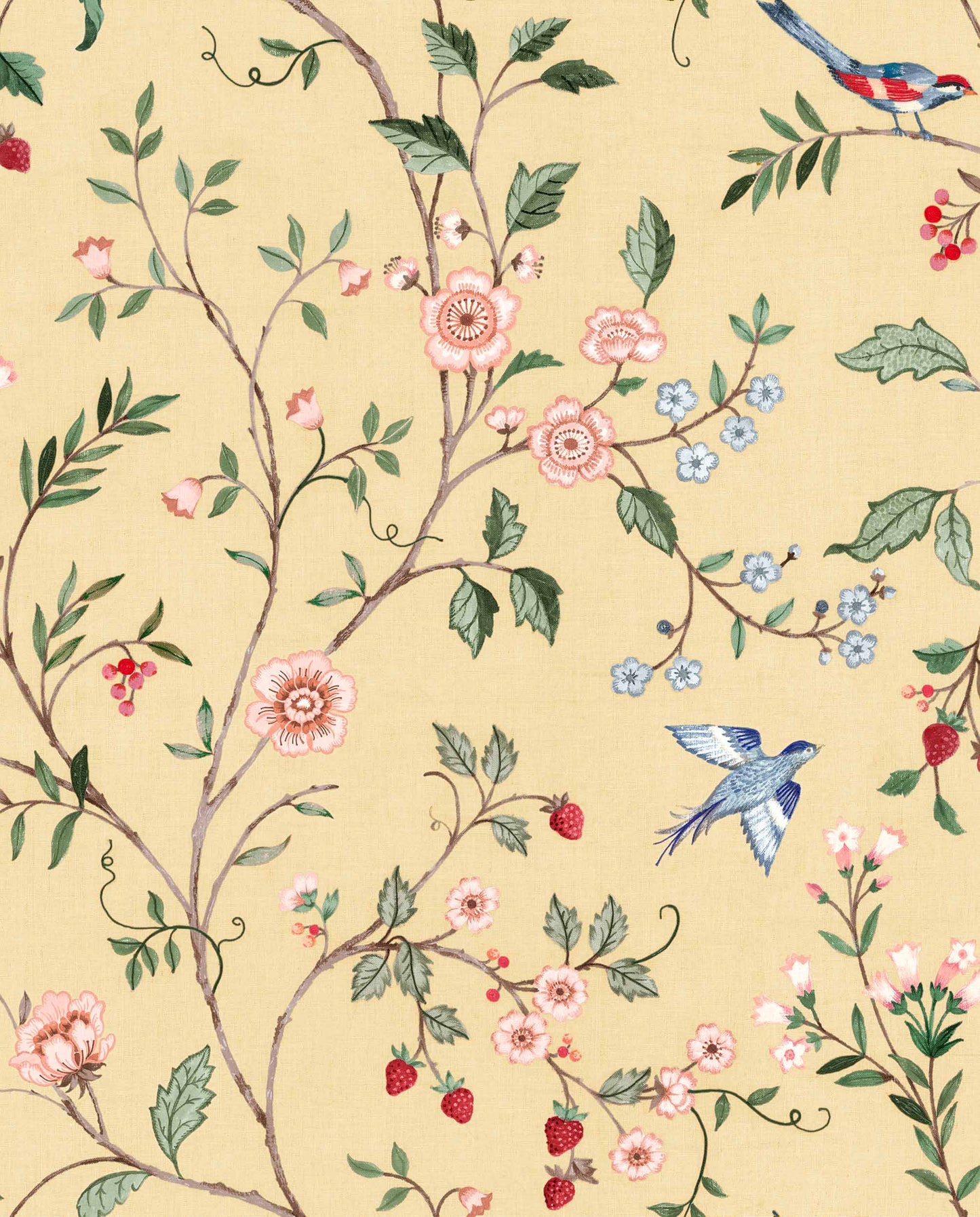 Sample - Bucolic Wallpaper - Buttercream