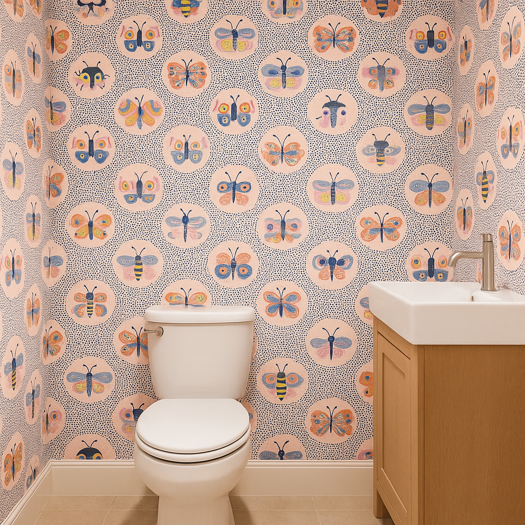 Project Butterfly Custom Sized Wallpaper Mural (per m2)