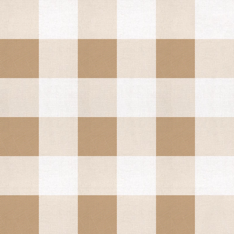Sample - Large Gingham Wallpaper - Curry