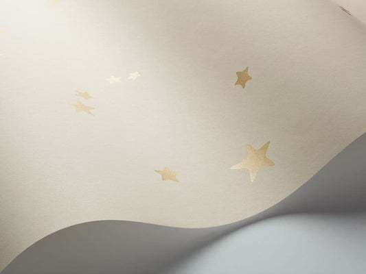 Stars Wallpaper - Cole and Sons - Buff/Gold