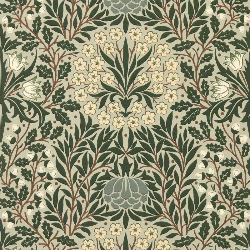 Sample - Daisy & Oak Wallpaper - Sage / Forest