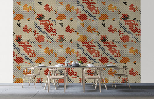 Digital Koi - Koi 3 - Custom Sized Wallpaper Mural (per m2)