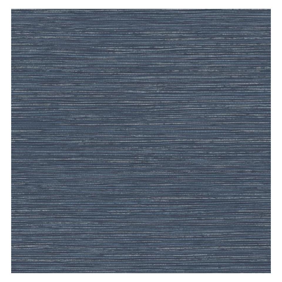 Sample - Grasscloth Wallpaper-Indigo