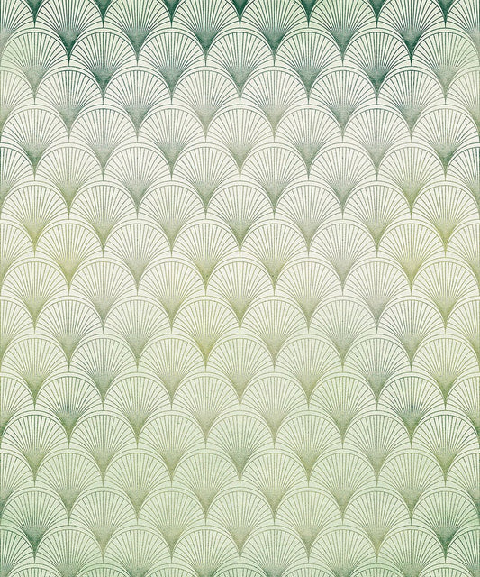 Emerald Radiance - Custom Sized Wallpaper Mural (per m2)