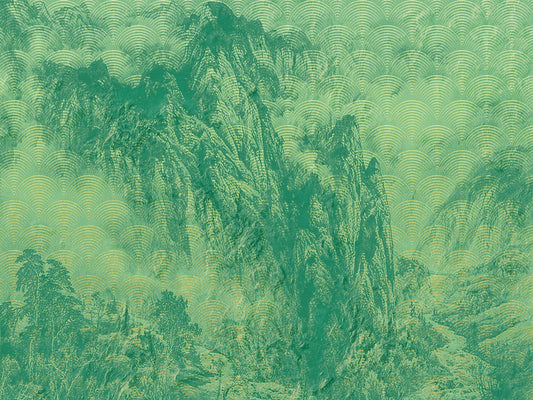 Montagnes - Custom Sized Wallpaper Mural (per m2)