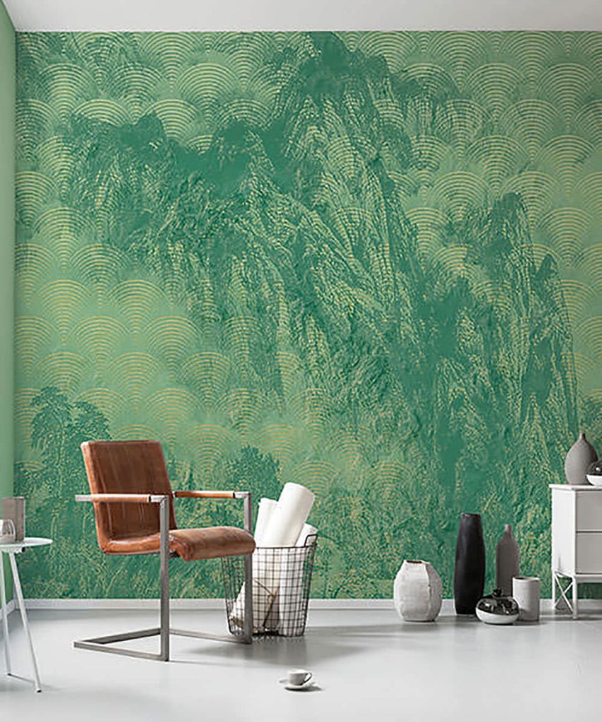 Sample – Montagnes - Custom Sized Wallpaper Mural (per m2)