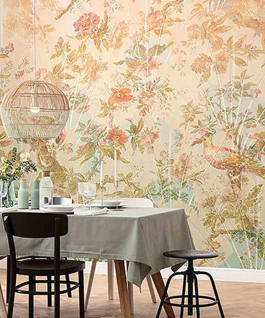 Oiseau de Paradis Mural Wallpaper