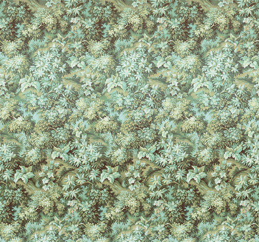 Verdant Grove - Green - Custom Sized Wallpaper Mural (per m2)