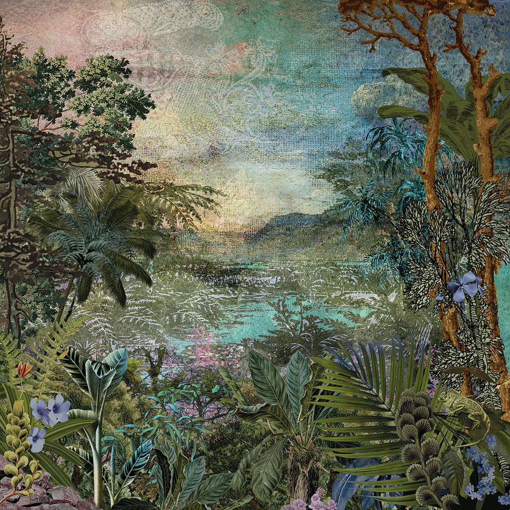 Sample – Cours Fluvial - Custom Sized Wallpaper Mural (per m2)