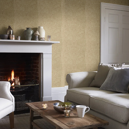 Pure Sunflower Wallpaper - Copper/Russet